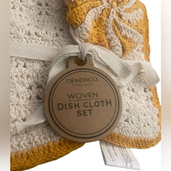 Demdaco Woven Dish Cloth and Scrubber Set - Picture 3 of 3